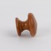 Knob style D 30mm iroko lacquered wooden knob